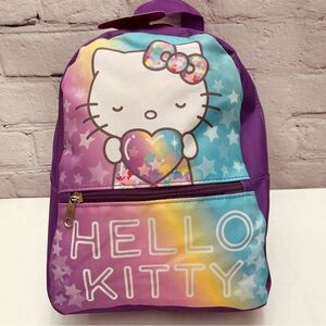 NWT Hello Kitty Purple Purse Backpack 10 x 8